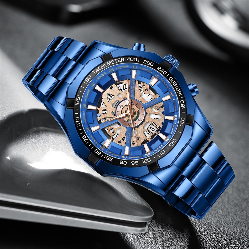Binbond Mens Watches Top Brand - огляд і ціна Luxury Watch Investment