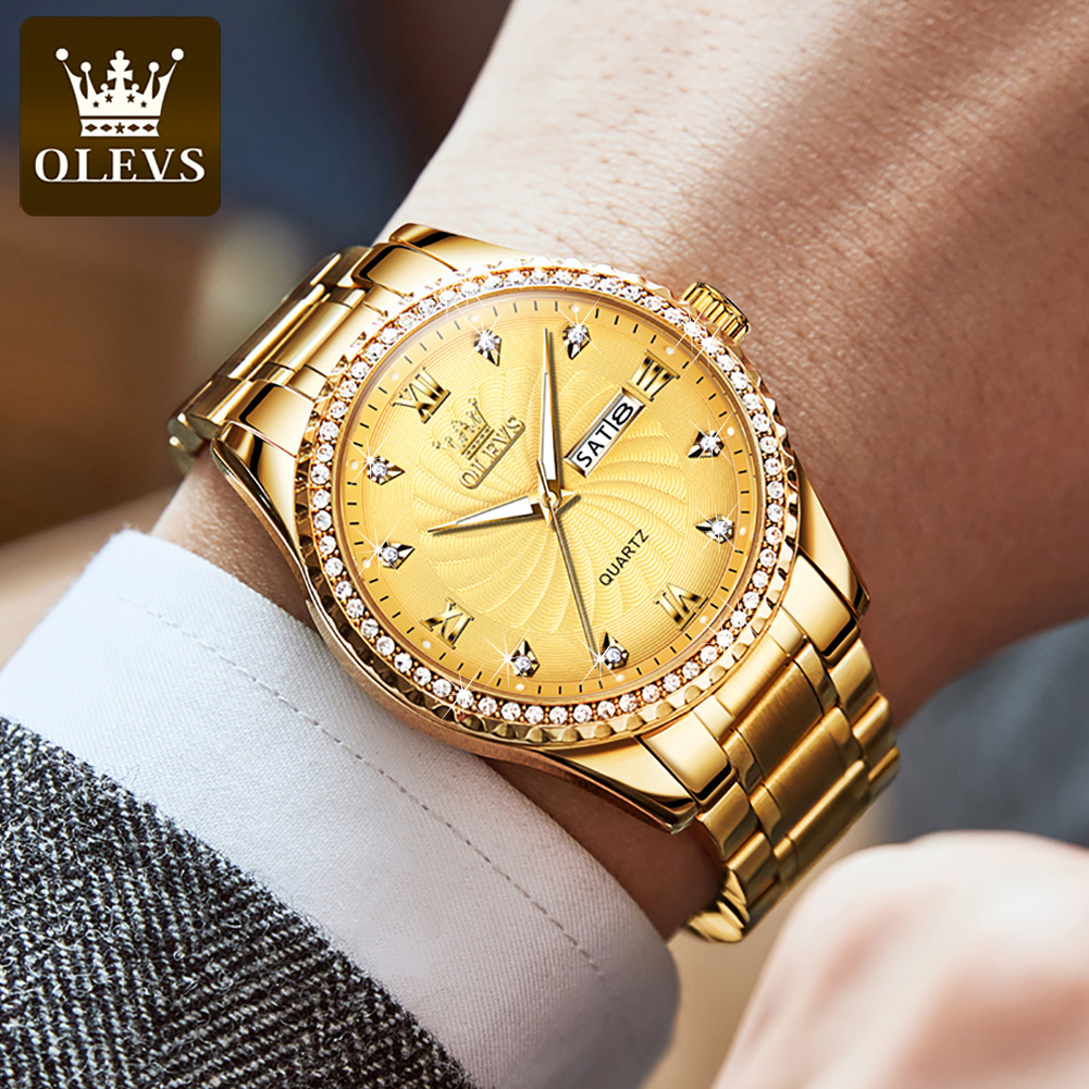 OLEVS 5565 Luxury Brand Quartz - огляд і ціна Luxury Watch Investment