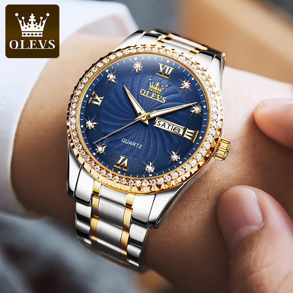 OLEVS 5565 Luxury Brand Quartz - огляд і ціна Luxury Watch Investment