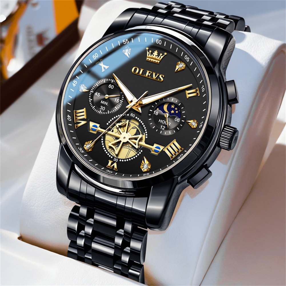 OLEVS Brand New Luxury Chronog - огляд і ціна Luxury Watch Maker