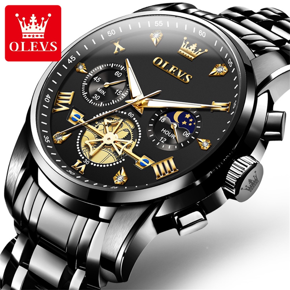 OLEVS Brand New Luxury Chronog - огляд і ціна Luxury Watch Maker